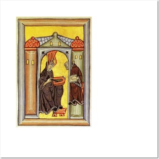 Saint Hildegard of Bingen Vision - from Scivias by Hildegard von Bingen Posters and Art